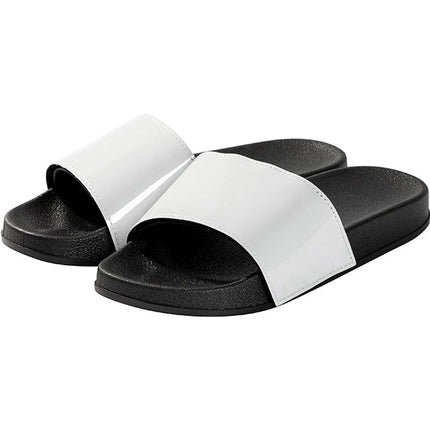 Craft Express Vegan Leather Sublimation Sliders – Adult Size Custom Slide Sandals