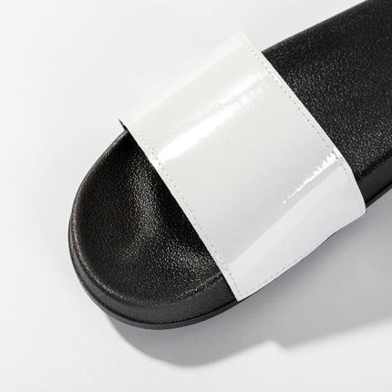 Craft Express Vegan Leather Sublimation Sliders – Adult Size Custom Slide Sandals