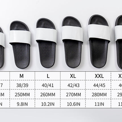Craft Express Vegan Leather Sublimation Sliders – Adult Size Custom Slide Sandals