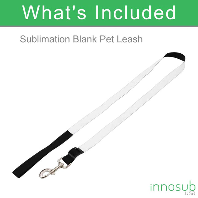 Sublimation Blank Pet Dog Leash Polyester 4 Feet by INNOSUB USA
