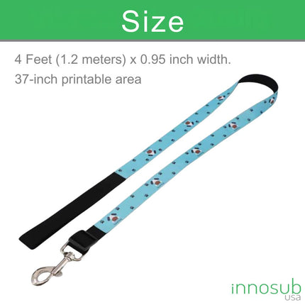 Sublimation Blank Pet Dog Leash Polyester 4 Feet by INNOSUB USA