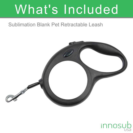 Sublimation Blank Pet Leash Retractable by INNOSUB USA
