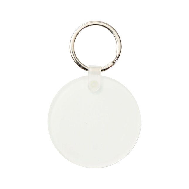 Craft Express 4-Pack Acrylic Round Keyrings – Sublimation & UV DTF Blanks