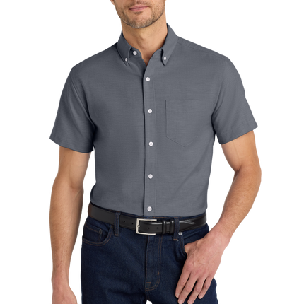 Port Authority Short Sleeve SuperPro Oxford Shirt