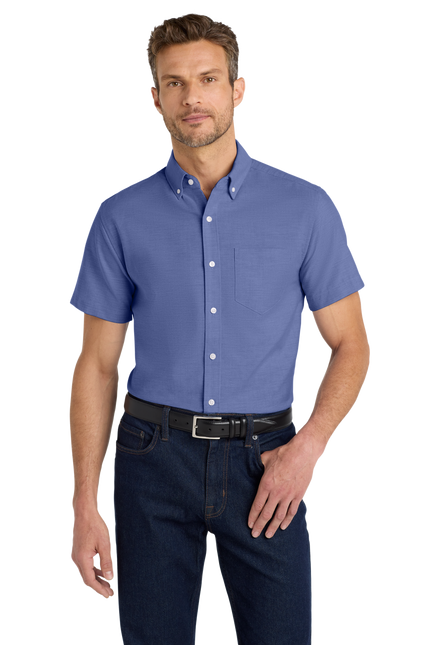 Port Authority Short Sleeve SuperPro Oxford Shirt