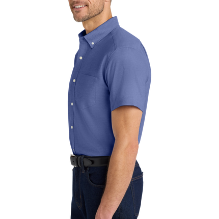Port Authority Short Sleeve SuperPro Oxford Shirt