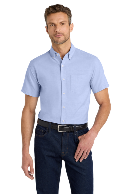 Port Authority Short Sleeve SuperPro Oxford Shirt
