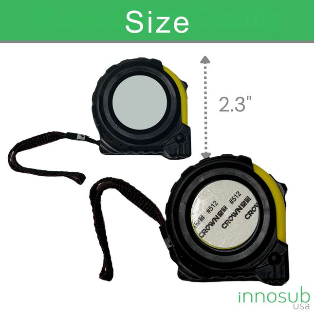 Sublimation Measuring Tape Blanks with Aluminum insert 16 Feet/5M lon (show- Inch / Cm )