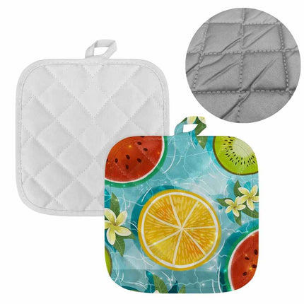 Sublimation Blanks Linen Pot Holder 8x8"- Kitchen Oven Hot Pads in Style