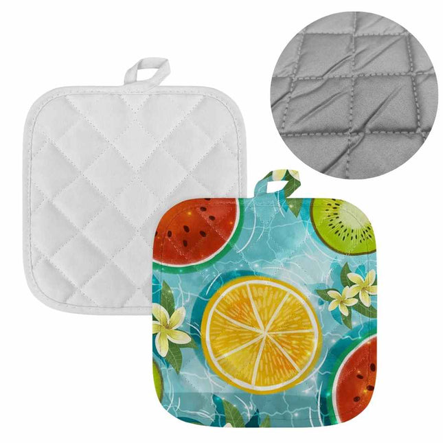 Sublimation Blanks Linen Pot Holder 8x8"- Kitchen Oven Hot Pads in Style