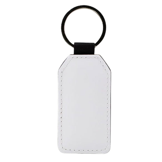 Sublimation Blanks PU Leather Keychain – Round/Rectangle / Heart Shape by INNOSUB USA
