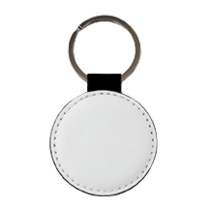Sublimation Blanks PU Leather Keychain – Round/Rectangle / Heart Shape by INNOSUB USA
