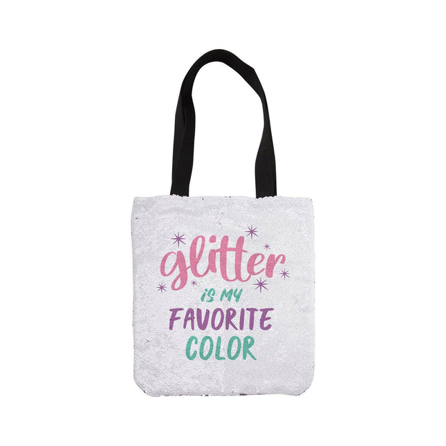 Craft Express 2 Pack Sequin Double-Layer Tote Bags – White & Silver Sublimation Blanksblimation