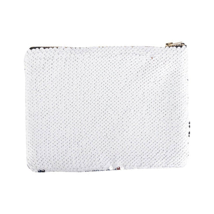 Craft Express 4 Pack Sequin Sublimation Cosmetic Bags – Sublimation-Ready Blanks