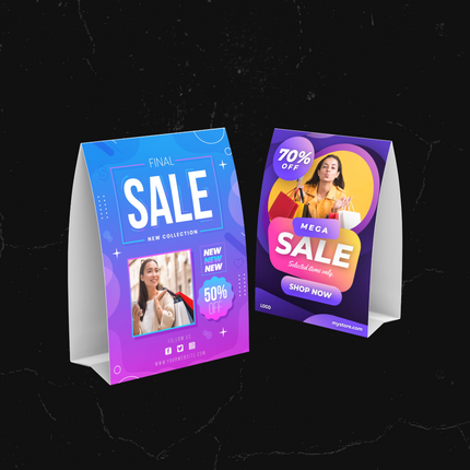 Table Tents Promo