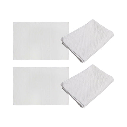 Craft Express 4 Pack Small Sublimation Waffle Towels – Sublimation-Ready Hand Towels