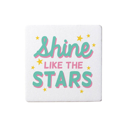 Craft Express 4 Pack Square Marble Sublimation Coasters – 4"x4" White Stone Blanks