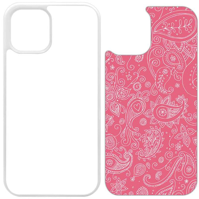 Sublimation Phone Rubber Cases for iPhone 17|16|15|14|13|12|11|Air|Plus|Pro|ProMax - Aluminum Insert