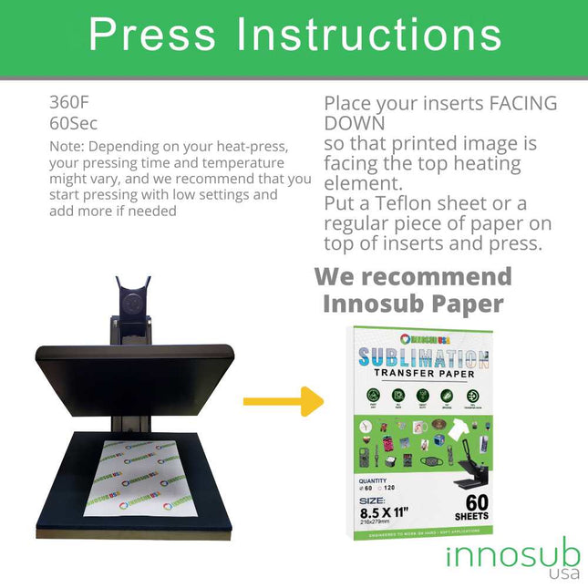 Sublimation Blanks Magnetic Wireless Charger - 15W With LED - Black/White