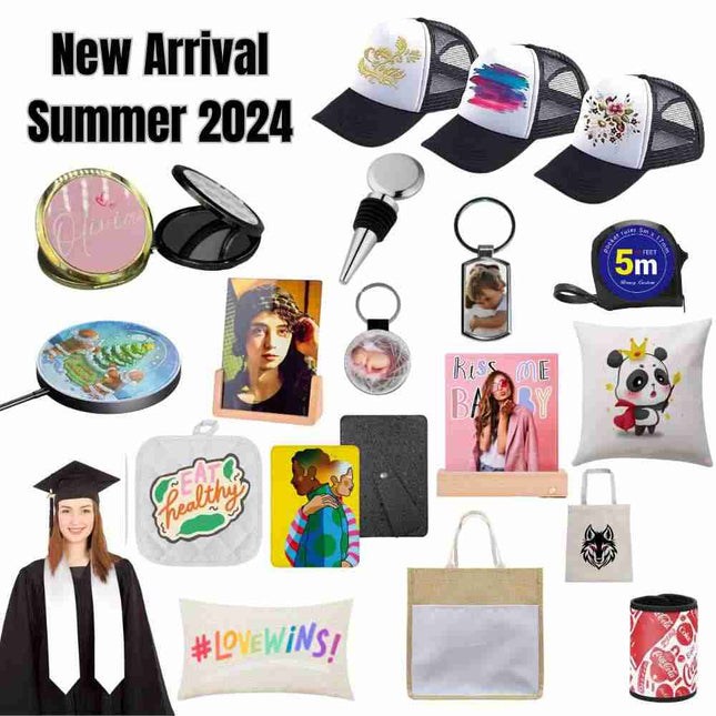 Sublimation Blanks Compact Pocket Mirror - Round – Gold /Rose Gold / Silver/ Black