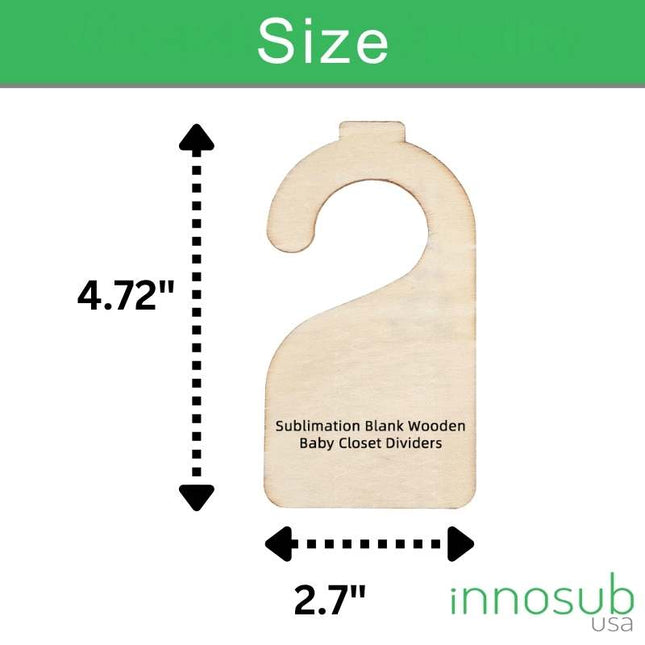 Sublimation Wood Clothes Dividers Blank For Closet Clothing