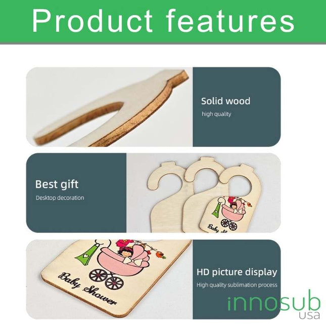 Sublimation Wood Clothes Dividers Blank For Closet Clothing