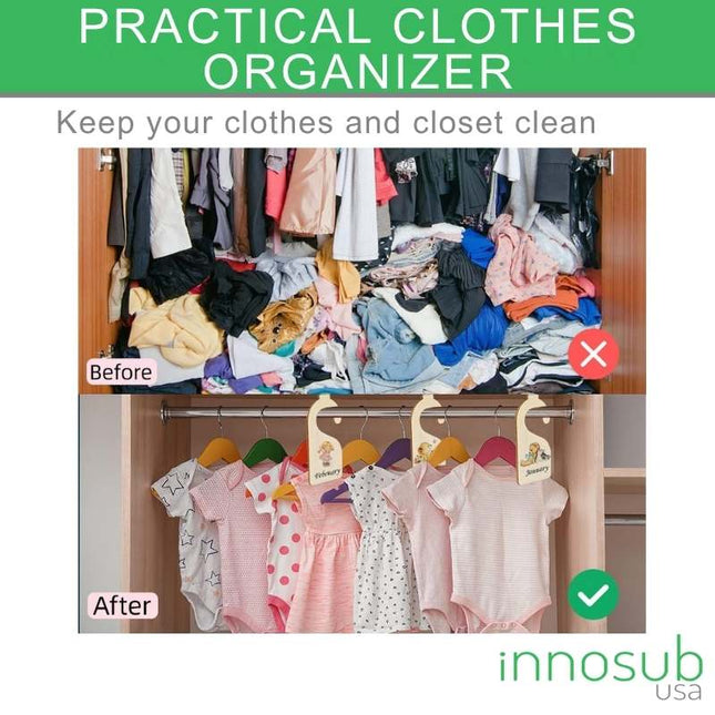 Sublimation Wood Clothes Dividers Blank For Closet Clothing