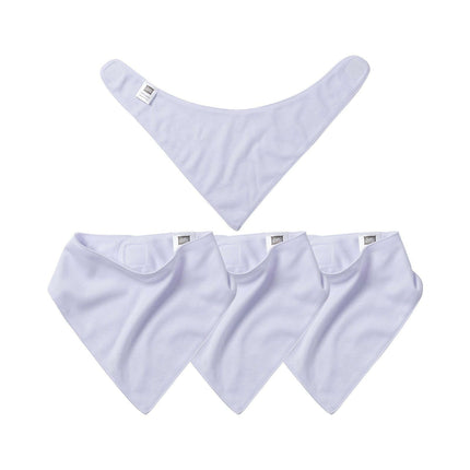 Craft Express 4 Pack Sublimation Baby Bandana Bibs – Soft White Snap Bibs