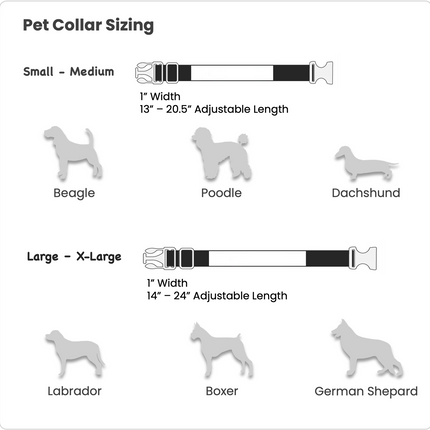 Craft Express 4 Pack Sublimation Pet Collars – Custom-Ready Dog Collars
