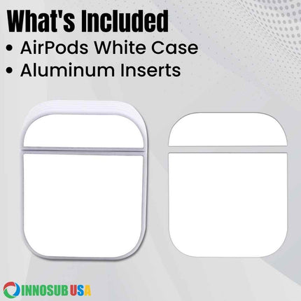 Sublimation Blanks AirPod Case 4|3|2|1| Plastic Case & Rubber Case