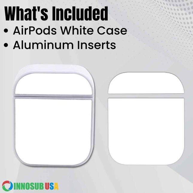 Sublimation Blanks AirPod Case 4|3|2|1| Plastic Case & Rubber Case