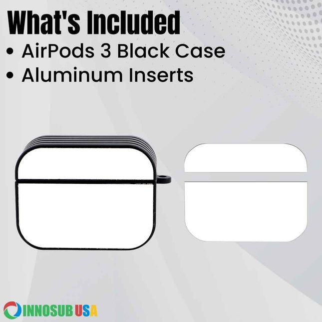 Sublimation Blanks AirPod Case 4|3|2|1| Plastic Case & Rubber Case