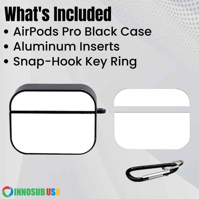 Sublimation Blanks AirPod Case 4|3|2|1| Plastic Case & Rubber Case
