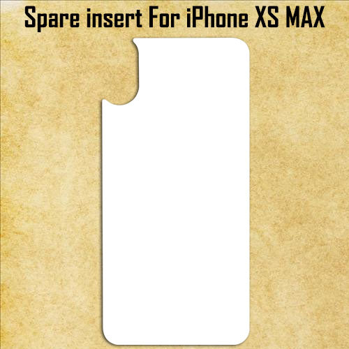 White Spare Aluminum Inserts for Sublimation Cases Compatible with iPhone - All Models