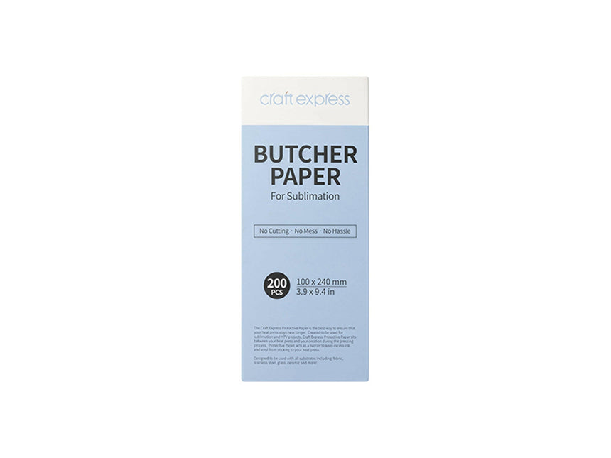 Craft Express Protective Butcher Paper – 200 Pack for Sublimation Heat Pressing