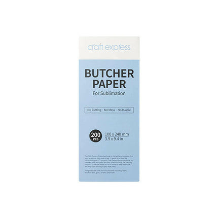Craft Express Protective Butcher Paper – 200 Pack for Sublimation Heat Pressing