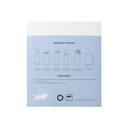 Craft Express Protective Butcher Paper – 200 Pack for Sublimation Heat Pressing