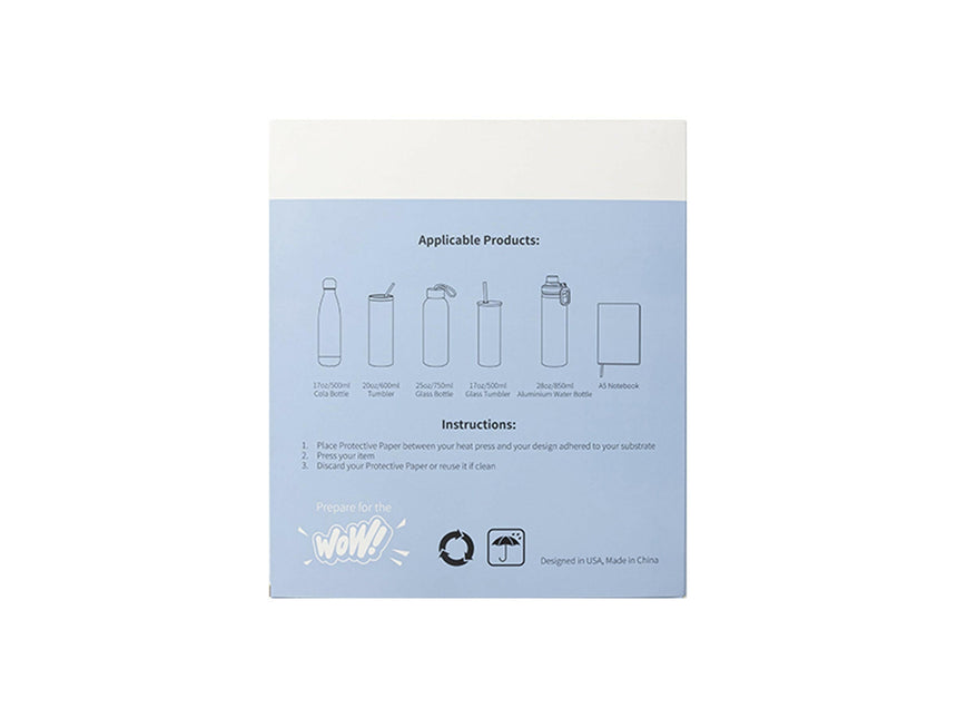 Craft Express Protective Butcher Paper – 200 Pack for Sublimation Heat Pressing