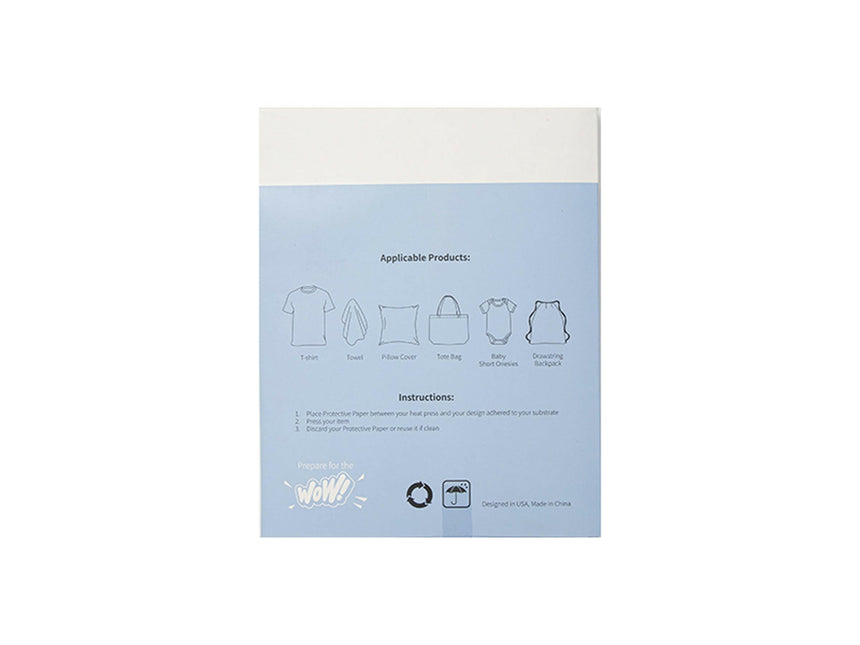 Craft Express Protective Butcher Paper – 200 Pack for Sublimation Heat Pressing