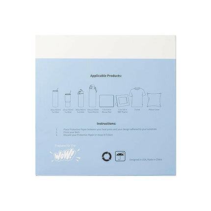 Craft Express Protective Butcher Paper – 200 Pack for Sublimation Heat Pressing