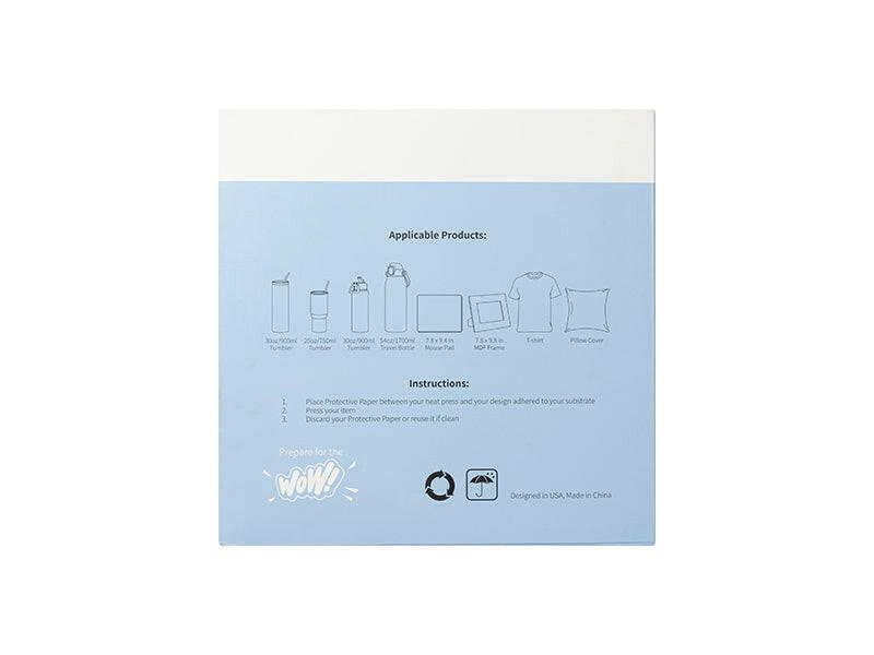 Craft Express Protective Butcher Paper – 200 Pack for Sublimation Heat Pressing