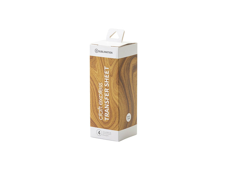 Craft Express 4 Pack 4.5x12 Sublimation Transfer Sheets