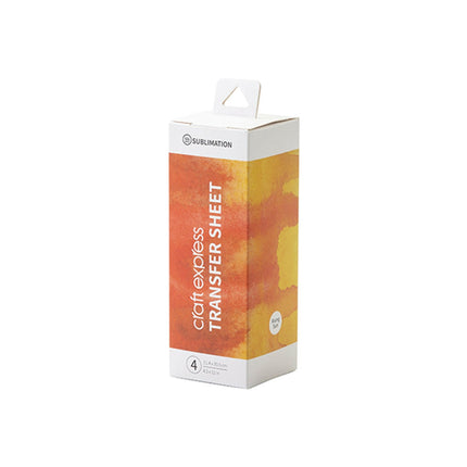 Craft Express 4 Pack 4.5x12 Sublimation Transfer Sheets