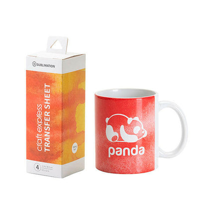 Craft Express 4 Pack 4.5x12 Sublimation Transfer Sheets