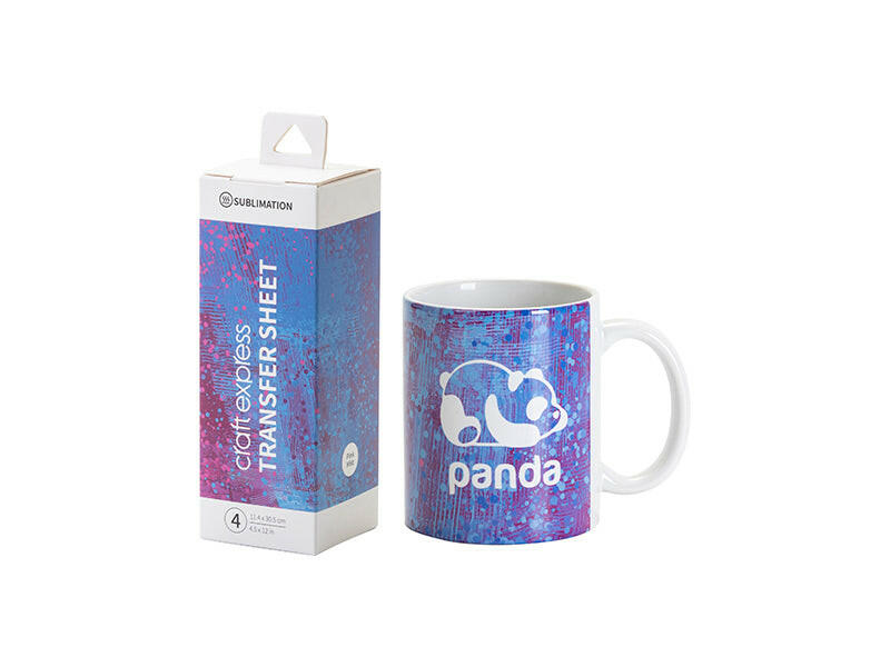 Craft Express 4 Pack 4.5x12 Sublimation Transfer Sheets
