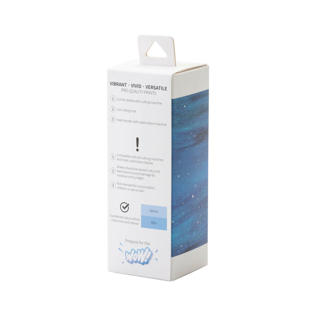 Craft Express 4 Pack 4.5x12 Sublimation Transfer Sheets