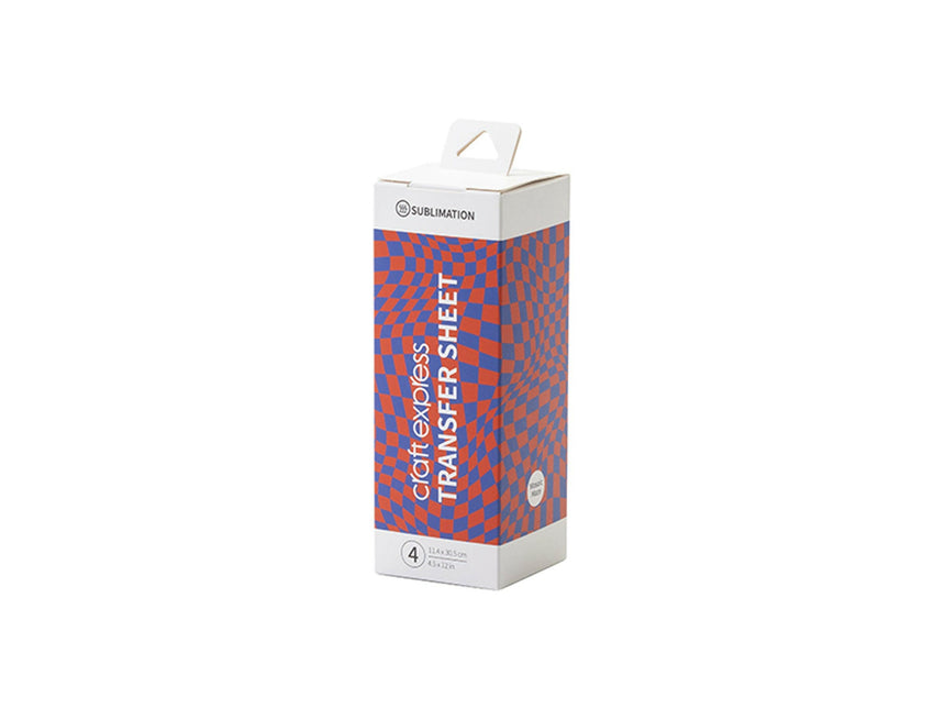 Craft Express 4 Pack 4.5x12 Sublimation Transfer Sheets