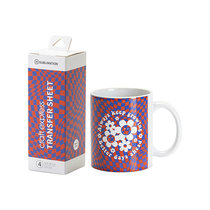 Craft Express 4 Pack 4.5x12 Sublimation Transfer Sheets