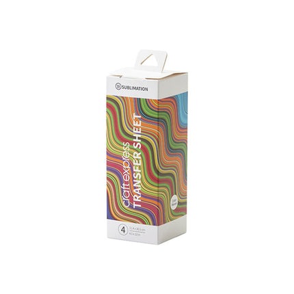 Craft Express 4 Pack 4.5x12 Sublimation Transfer Sheets