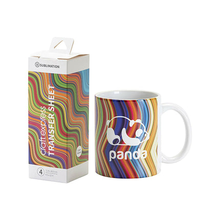 Craft Express 4 Pack 4.5x12 Sublimation Transfer Sheets